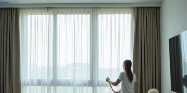 Delicate sheer drape cleaning clayfield Matty Curtain Cleaning