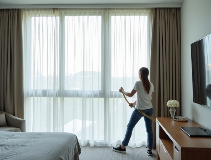 Clayfield Sheer Curtain Cleaning